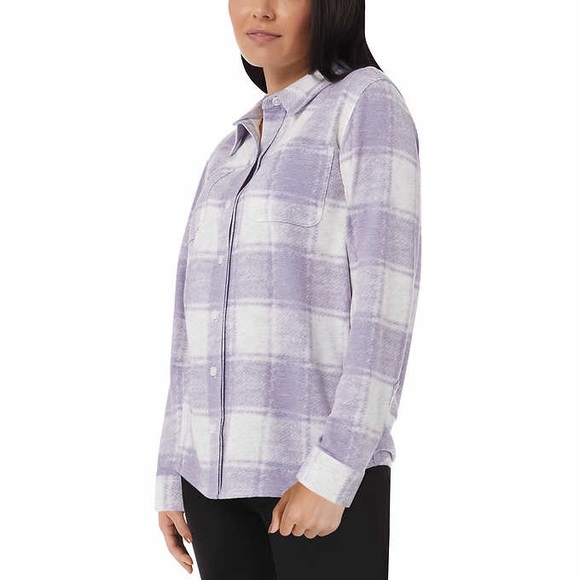 32 Degrees Womens' Cozy Flannel Shirt - Picture 2 of 6